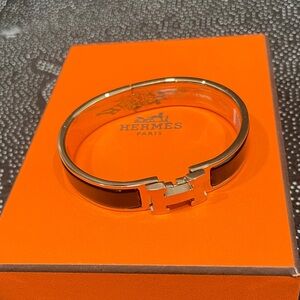 Hermes Black and Gold Women’s Bracelet